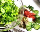 韓国料理ー胡瓜のさっぱり和え作り方3写真
