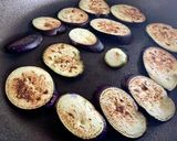 韓国料理ー焼き茄子のピリ辛和え作り方2写真