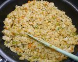簡単！小松菜チャーハン☆あご出汁風味作り方4写真