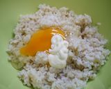 簡単！小松菜チャーハン☆あご出汁風味作り方1写真