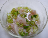 レンジで簡単！小松菜の親子丼風作り方1写真