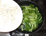 高野豆腐と小松菜炒め♪簡単ビタミンと葉酸作り方4写真