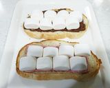 フワフワ☆スモアトースト♫簡単♪作り方3写真