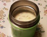 ほっこり★スープジャーで味噌ミルクスープ作り方5写真