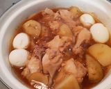 手羽元と新ジャガの甘酢のさっぱり煮作り方6写真