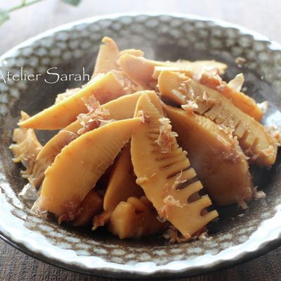 簡単！筍水煮で煮込むだけ♪筍の土佐煮 by ｱﾄﾘｴ沙羅 【クックパッド