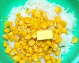 ドライパセリとコーンのバターライス作り方3写真