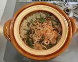 桜えびと山菜の炊き込みご飯作り方6写真