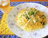 春を満喫♥️菜の花とスパムの絶品パスタ✨作り方9写真