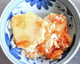 豆富ステーキ豚炒めのせ作り方6写真