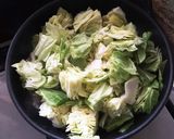 簡単ヘルシー☆春野菜の砂肝ペペロンチーノ作り方6写真