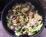 簡単ヘルシー☆春野菜の砂肝ペペロンチーノ作り方7写真