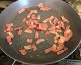 ほうれん草とキノコのクリームパスタ作り方3写真
