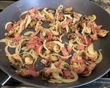 ほうれん草とキノコのクリームパスタ作り方6写真