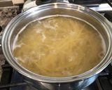 ほうれん草とキノコのクリームパスタ作り方1写真