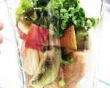 甘味は果物だけ！グリーンスムージー作り方3写真