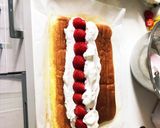 超ー簡単モカロール☆いちごロール作り方12写真