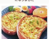 カレー風味のチーズトースト♪作り方4写真