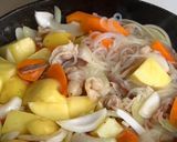 煮卵の残りたれで簡単肉じゃが作り方3写真