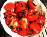 トマトと塩昆布のサラダ作り方3写真