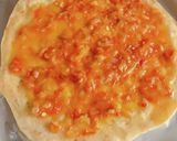 トマト風味生地のマルゲリータオリーブのせ作り方3写真