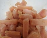節約おつまみ＆おかず♡鶏胸肉で青椒肉絲風作り方1写真