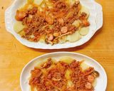 茄子とジャガイモの重ね焼き作り方8写真