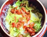 干しえびとキャベツの釜飯作り方5写真