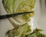 アイヌ葱と春キャベツ、肉団子の白餡かけ作り方1写真