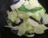 アイヌ葱と春キャベツ、肉団子の白餡かけ作り方4写真