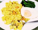 雪若丸　カレー味の炊き込みご飯　パエリア作り方8写真