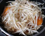 パパッと♪ウマウマ卵もやしの甘酢あん丼作り方3写真
