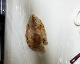 サラダチキン 焼き目入り 湯煎作り方5写真