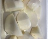 カブと鶏肉のさっぱり梅炒め作り方1写真