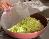 節約♪豚こま肉と春キャベツのお好み焼き作り方5写真