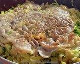 節約♪豚こま肉と春キャベツのお好み焼き作り方6写真