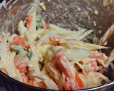 野菜かき揚げ出汁茶漬けwith雪若丸作り方5写真