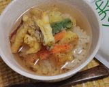 野菜かき揚げ出汁茶漬けwith雪若丸作り方9写真
