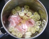 簡単！豚汁風☆豚バラ葱作り方2写真