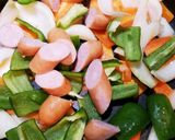 お鍋一つででナポリタン作り方6写真