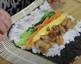 具材たっぷり♪キンパ(韓国風海苔巻き)作り方8写真