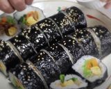 具材たっぷり♪キンパ(韓国風海苔巻き)作り方12写真