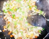 ちぎり豆腐のこってり野菜炒め作り方2写真