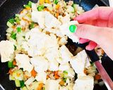 ちぎり豆腐のこってり野菜炒め作り方3写真