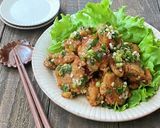 ポン酢で簡単！鶏唐揚げのやみつき香味ダレ作り方5写真