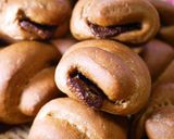 朝食ランチ♪HB簡単成形卵なしロールパン作り方20写真