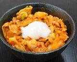 満腹!コチュジャンサムギョプサル丼作り方4写真