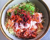 麻辣蒸し鶏あんかけ麺作り方12写真