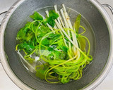 簡単一品！もずくと根三つ葉のおひたし作り方5写真
