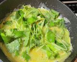 ふわとろ！三つ葉の和風オムレツ作り方3写真